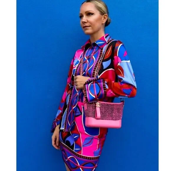 Zara Top Pucci Style Printed Blouse Size XS • BLOGGER FAVORITE •NEW WITH TAGS • - Picture 8 of 16